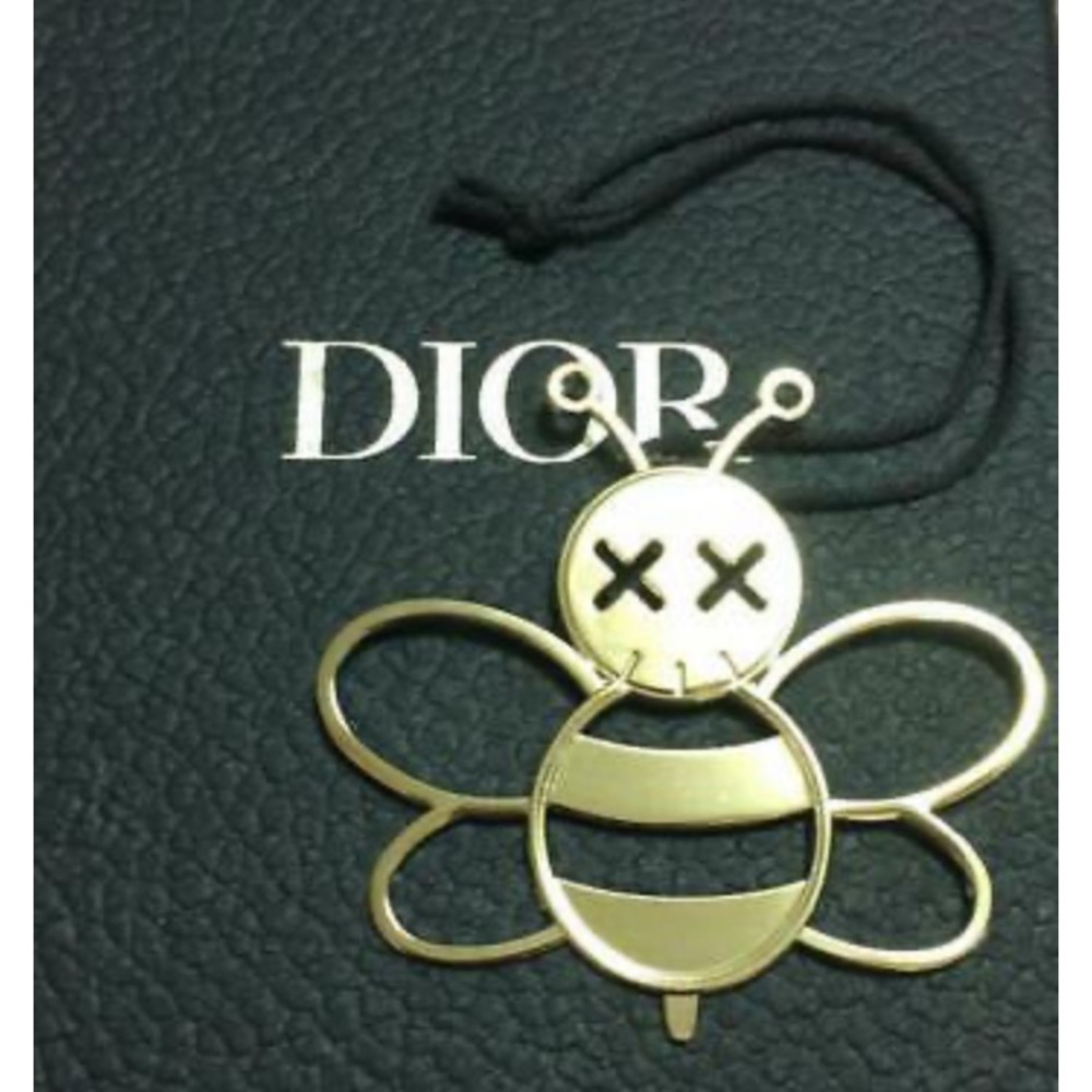 NEW Dior Limited Edition Silver Bee Key Holder